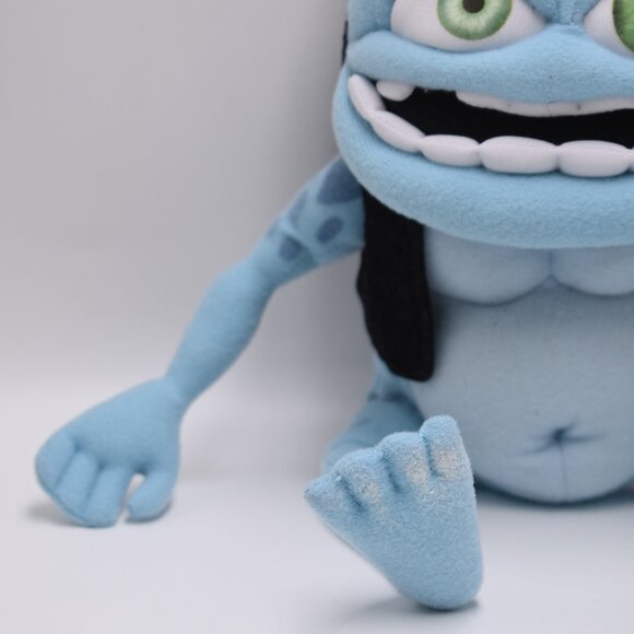 2005 The Annoying Thing 9" Plush Crazy Frog Biker W/Sound - Tested Works - Picture 3 of 16